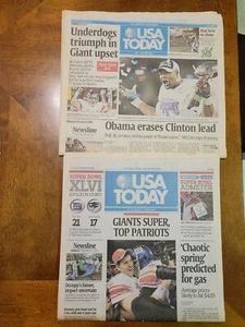 USA TODAY GIANTS WIN SUPER BOWL XLII UND XLVI - Bild 1 von 1