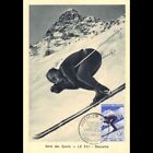 Carte maximum v2 - n° 1326 - Championnats du monde de ski, à Chamonix. Descente