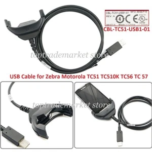 USB Data Transfer Cable CBL-TC51-USB1-01 for Zebra Motorola TC51 TC510K TC56 57 - Picture 1 of 6