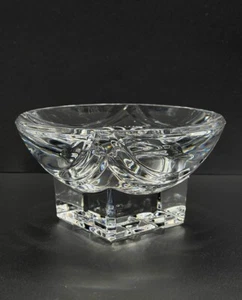 Waterford Crystal Eclipse Votive Round Lead Crystal Candle Holder Geometric - Picture 1 of 14