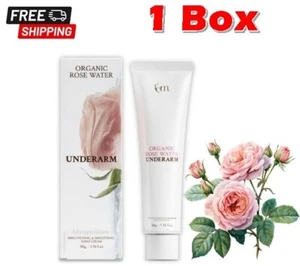 FEM Organic Rose Water Underarm Armpit Cream Elbows Brighten Skin 50g - Picture 1 of 6