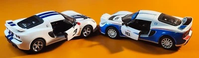 Kinsmart Diecast 2012 Lotus Exige S and Lotus Exige R-GT Lot of 2 Pull-backs - Image 1 of 4