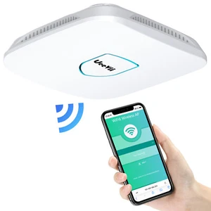 Indoor Ceiling WiFi Wireless Access Point AP 2.4G/5.8G Dual Band 1775Mbps Remote - Afbeelding 1 van 10