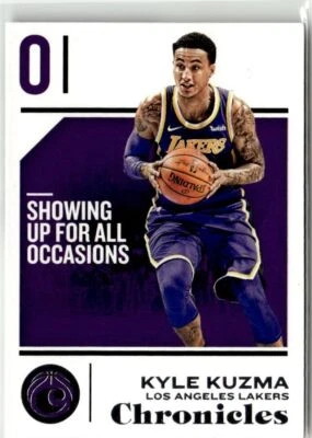 2018-19 PANINI CHRONICLES KYLE KUZMA LOS ANGELES LAKERS #63 - Image 1 of 2