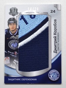 2018 Sereal KHL Exclusive Collection Logo Patch #18 DMITRY KOROBOV 14/24