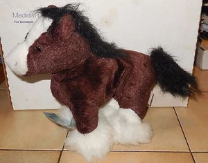 Ganz Webkinz clydesdale 9" plush Stuffed Animal toy HM139 - Picture 1 of 4