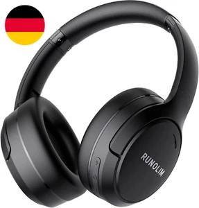 RUNOLIM Bluetooth Kopfhörer Over-Ear, Active Noise Cancelling Kopfhörer, Kopfhör - Bild 1 von 12