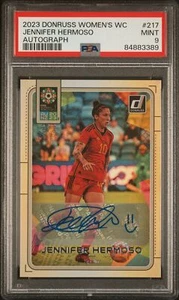 2023 Panini Donruss FIFA Women's World Cup Jennifer Hermoso #217 Auto PSA 9 - Picture 1 of 2