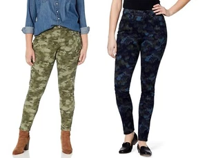 Neu mit Etikett Gloria Vanderbilt Damenjeans bequem kurvige Passform Skinny 2 Farben - Bild 1 von 8