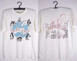 1988 FLEETWOOD MAC Europe Tour Concert 80s T-Shirt - Picture 1 of 1