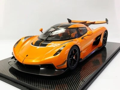 1/8 Fronti Art Koenigsegg Jesko 7336 in Orange  on Fiber Base F137-158 - Image 1 of 4
