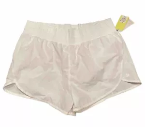 Damen-Hochhaus-Crinkle-Shorts 3"" ~ All in Motion ~ UVP 50 ~ weiß - Bild 1 von 2
