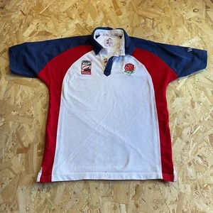 Vintage England Rugby Dubai 7s Emirates Gilbert Polo Shirt S Read Description - Picture 1 of 8
