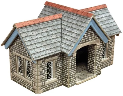 Metcalfe PO316 OO/HO Gauge Little Cardleywick Station Shelter Card Kit - Image 1 of 3