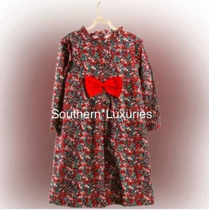 NWT by THE OAKS APPAREL RED boutique dress portraits holidays Girl 12 Christmas - Picture 1 of 2