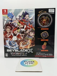 Interruttore Beyblade X EVOBATTLE con CX-00 LeonFang T4-60A Rosso Ver Colore Limitato - Foto 1 di 15