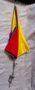 Vintage Colorful Umbrella With Clamping Handle - Picture 1 of 3