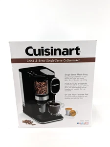 Cuisinart DGB-2 Single Serve Coffee Maker Machine Coffee Grinder 48 oz Black - Picture 1 of 6
