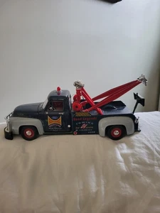 diecast 1/18 Road Legends 1953 Ford F 100 Tow Truck Blue - Picture 1 of 9