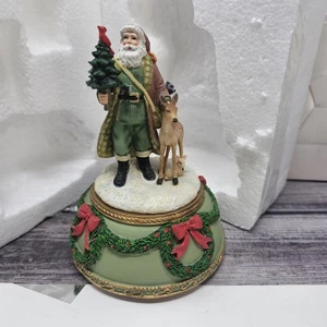 Pipka Santa's Woodland Friends Musical 2013 Neu geöffnete Verpackung Stille Nacht - Bild 1 von 13