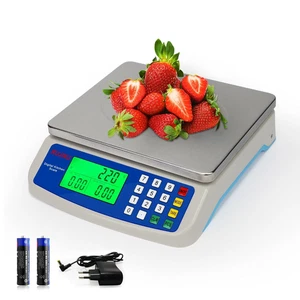 Bilancia Cucina Digitale Acciaio Inossidabile 30Kg Bilancia Professionale per Al - Foto 1 di 12