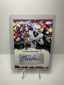 2025 Sage Artistry COLIN WATKINS Auto Red #ART-CW2 Tampa Bay Buccaneers. - Picture 1 of 2