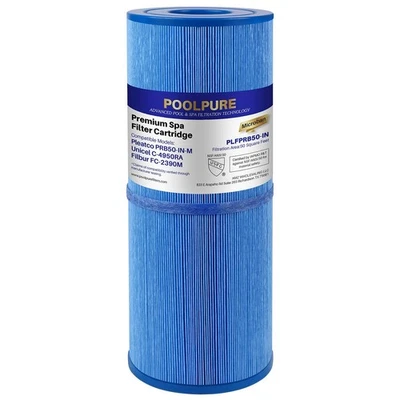 POOLPURE Antimicrobial Spa Filter Replacement for Pleatco PRB50-IN-M, C-4950RA - Image 1 of 4