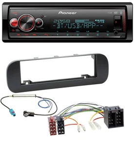 Pioneer Bluetooth USB MP3 DAB Autoradio für Fiat Panda (ab 2012) - schwarz - Bild 1 von 7