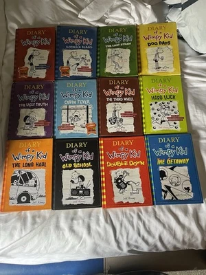 ДНЕВНИК СЛАБОГО РЕБЕНКА - НАБОР ИЗ 12 книг Джеффа Кинни КОЛЛЕКЦИЯ В ТВЕРДОМ ПЕРЕПЛЕТЕ - Изображение 1 из 2