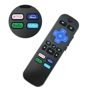 Replacement Remote Control For ONN TCL Element Hisense Roku TV New 1/2/3PCS - Image 1 of 4