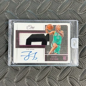 2022-23 Panini One & One Jeremy Sochan RJA Autograph RC /15 #RJJ-JSO Spurs RPA - Picture 1 of 2