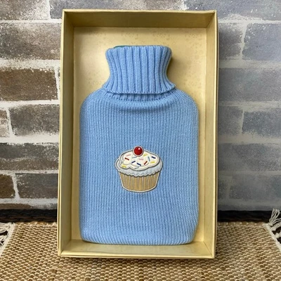 Suéter tejido botella agua caliente cubierta por Cassandra nunca usado 13" x 8" Foto 1 de 4