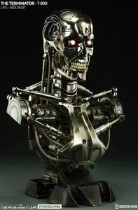 Sideshow Terminator T800 Endoskeleton Life Size Bust - Photo 1/2
