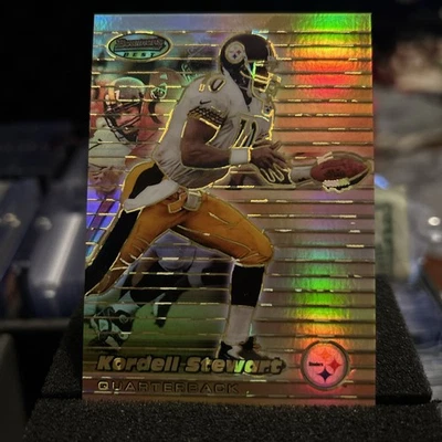 Bowmans Best Kordell Stewart 1999 refractor atómico 72/100 Pittsburgh Steelers Foto 1 de 4