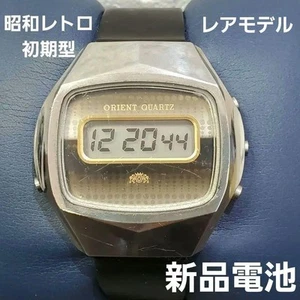 Working Product Vintage Orient Early Digital Quartz Men'S - Picture 1 of 8