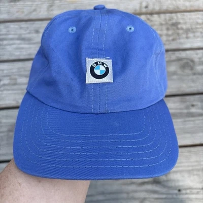 Gorra de béisbol BMW para hombre ajustable azul hecha en EE. UU. logotipo BMW en la parte delantera limpia usada en excelente estado Foto 1 de 4