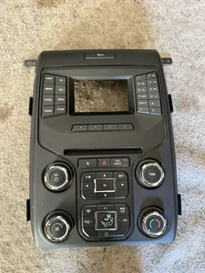 2013 2014 Ford F150 AC Heat Climate Radio Control Panel Bezel EL3T-18A802-BA3JA6 - Picture 1 of 6