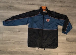 Vintage NFL Chicago Bears Embroidered Windbreaker Jackets Mens M Medium - Picture 1 of 21
