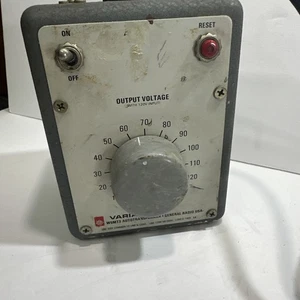 GENERAL RADIO USA W5MT3 AUTOTRANSFORMER VARIAC IN 120Vac Out 0-140Vac 5A TESTED - Picture 1 of 6