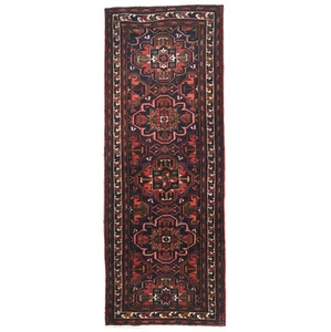 Hand-Knotted Oriental Runner Rug 3'6X9'6 ft Tribal Floral Design Hallway Carpet - Picture 1 of 11