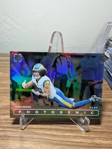 Puka Nacua 2024 Panini Fútbol Fotogénico Plata Holo/175 - Los Angeles Rams - Imagen 1 de 2