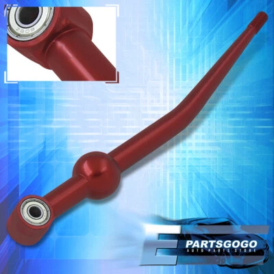 For Civic CRX EF EG EK / Integra DA DC JDM Single Bend Short Throw Shifter Red - Image 1 of 2