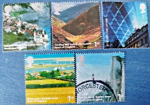 REINO UNIDO (INGLATERRA) 25 SELLOS USADOS - S - Imagen 1 de 5