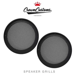 6.5" SPEAKER GRILL CAR AUDIO GENERIC FITMENT 4 HOLES CAR AUDIO - Picture 1 of 4
