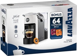 Lavazza Jolie coffee machine with 64 bonus Modo Mio pod capsules, compact design - Picture 1 of 6
