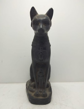RARE ANCIENT EGYPTIAN ANTIQUITIES Statue Goddess Bastet and Isis With Scarab BC