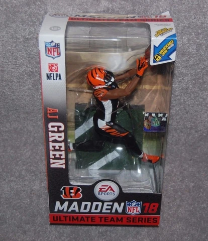 CINCINNATI BENGALS A.J. GREEN #18 NFL MADDEN 18 SERIES 1 ACTION FIGURE Cover
