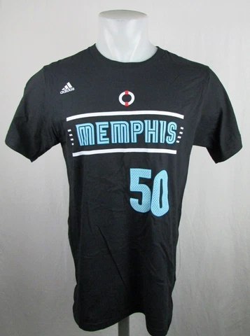 Memphis Grizzlies 50 Adidas Men's Go-To Tee NBA  Black Cover
