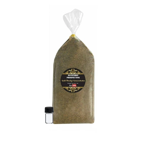 Gold Paydirt 7.5 OZ Unsearched Guaranteed Gold +Vial - GEORGIA Dredge Pay dirt Cover