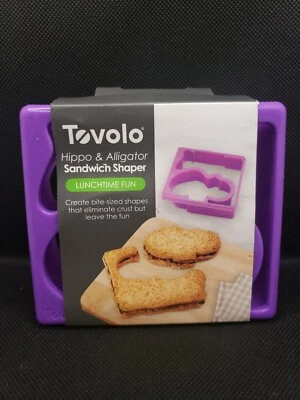 Modelador de sanduíche Tovolo - Hipopótamo e jacaré - Imagem 1 de 2